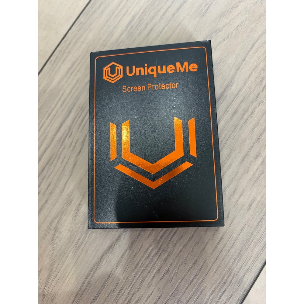 UniqueMe Screen Protector Kit New Version Model UniqueMe-15 Black Orange Box